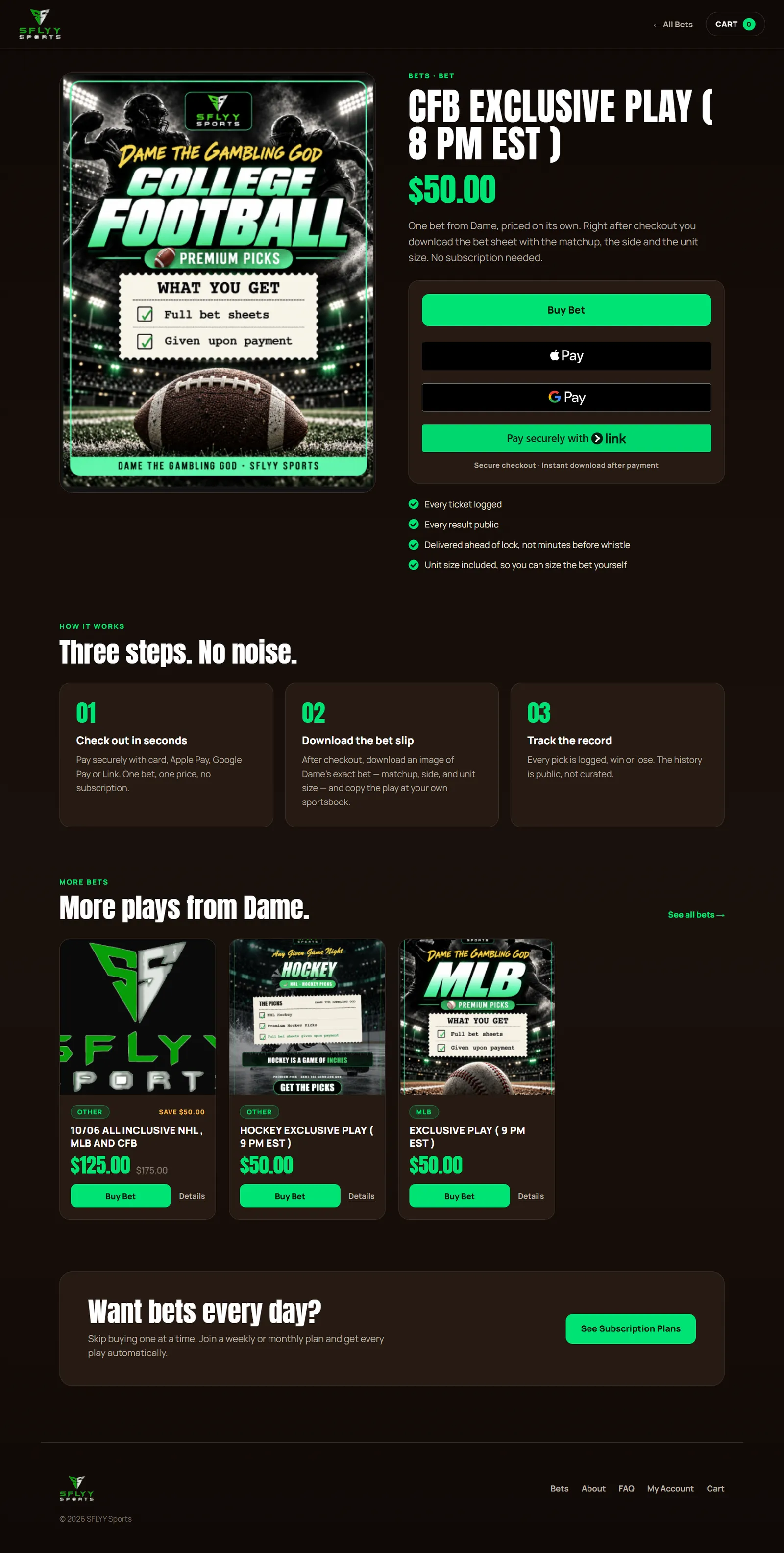 FLYY Sports — Conversion-Focused Website Redesign — original project gallery image 2